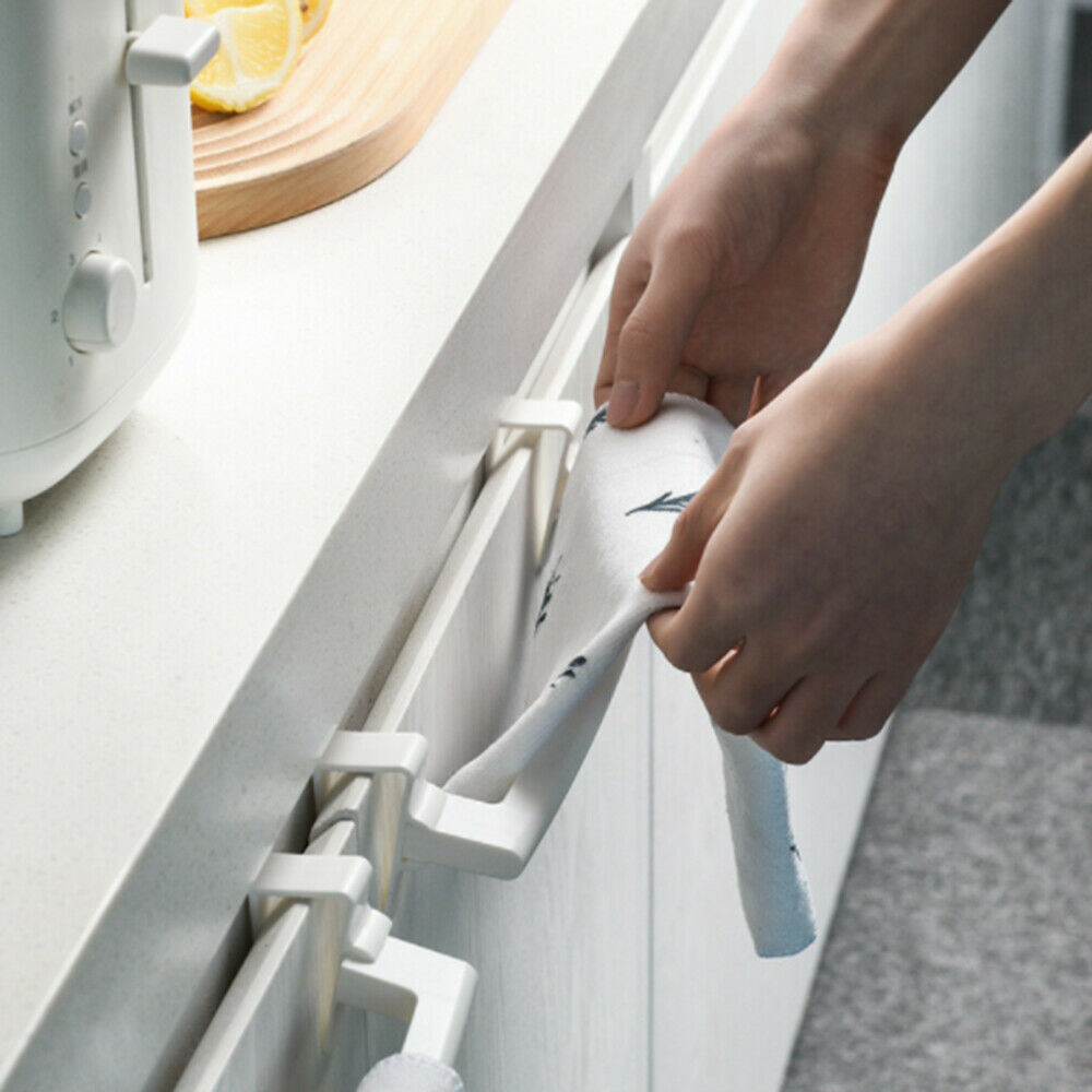 Towel Racks Kitchen Cabinet Door Towel Rack Hanging Holder Shelf Rack Organizer