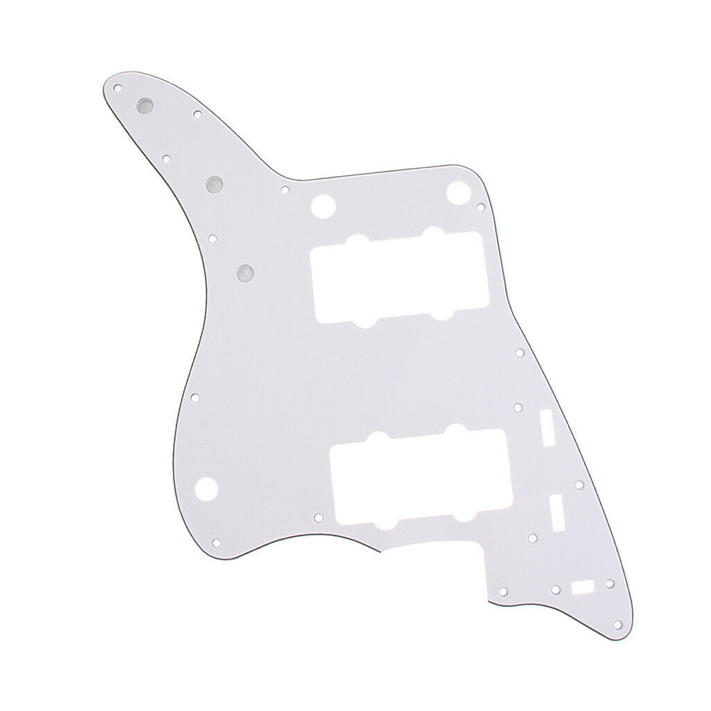 Electric Guitar Pickguard Scratch Plate for Guitar Replacement Parts White