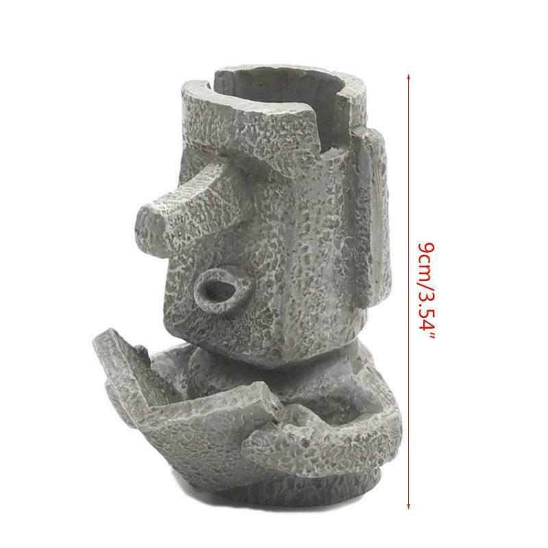Exquisite Decorative Stone Man Pencil Holder Ideal for Student Children Teacher