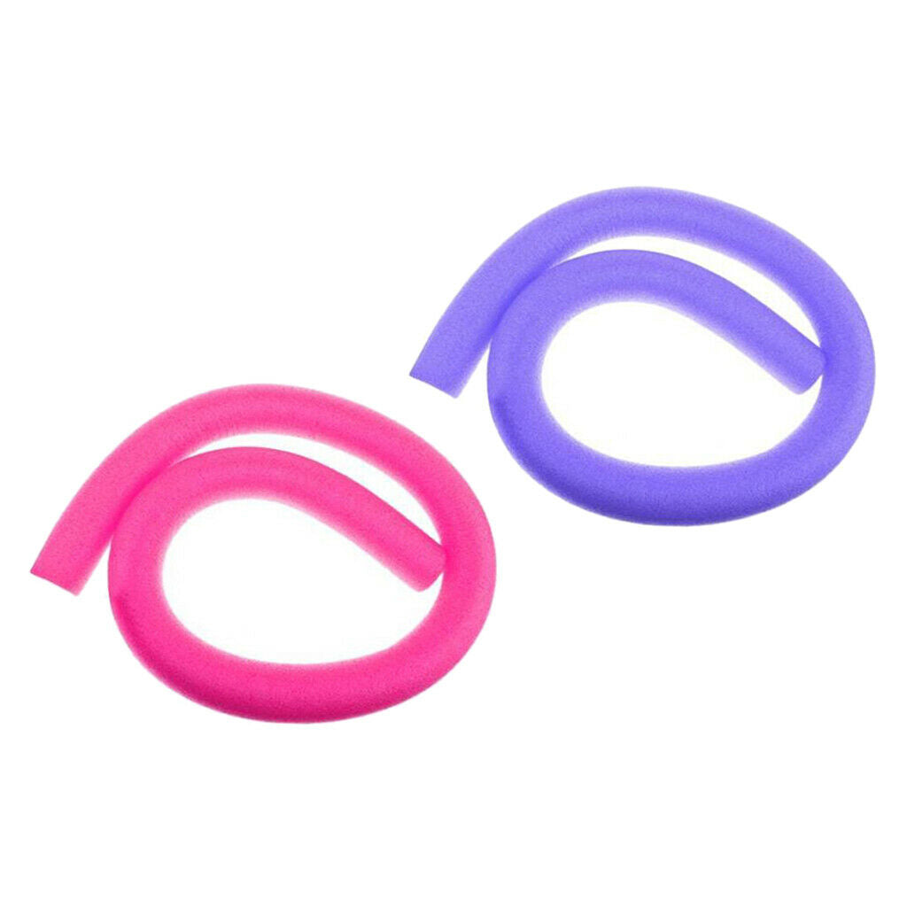2Pcs Flexible Swimming Noodles Hollow Foam Float Swim Training Aids 59inch