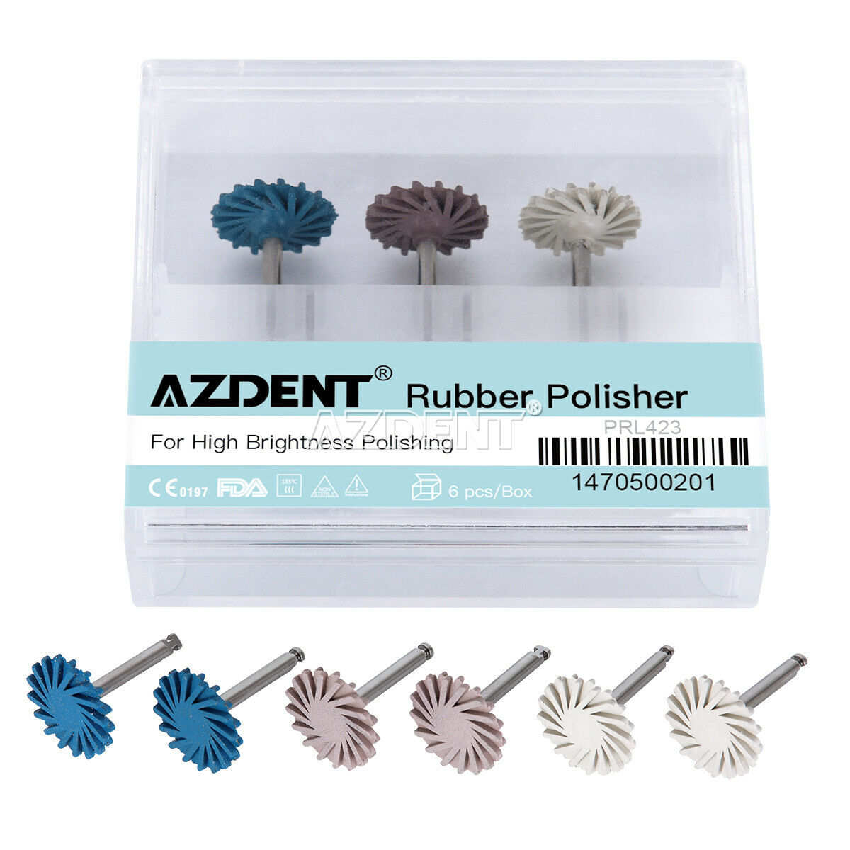 10Box Dental Composite Polishing Diamond System RA Disc 14mm Wheel 6pc/kit