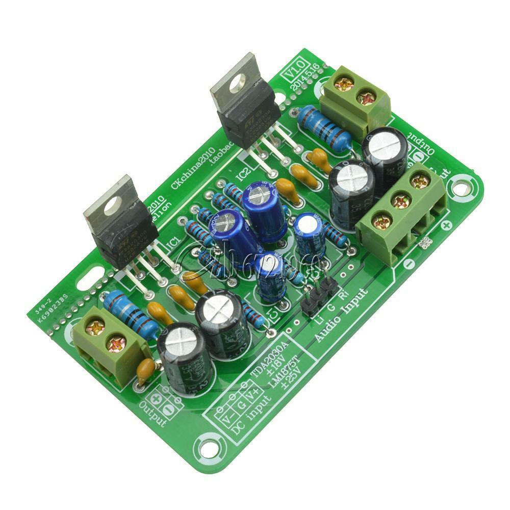 TDA2030A Stereo Audio Power Amplifier Board OCL 18W*2 Compatible LM1875T 30W x2
