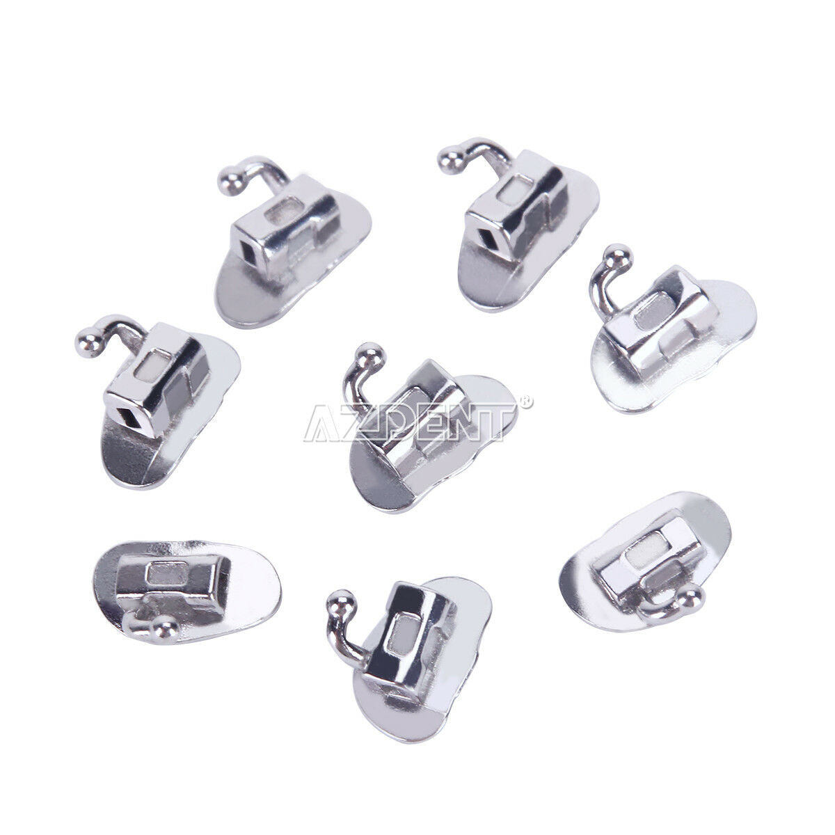 200 PCs Denta Ortho Buccal Tube Roth 0.022 Inblock 2nd Molar MIM Non-Convertible