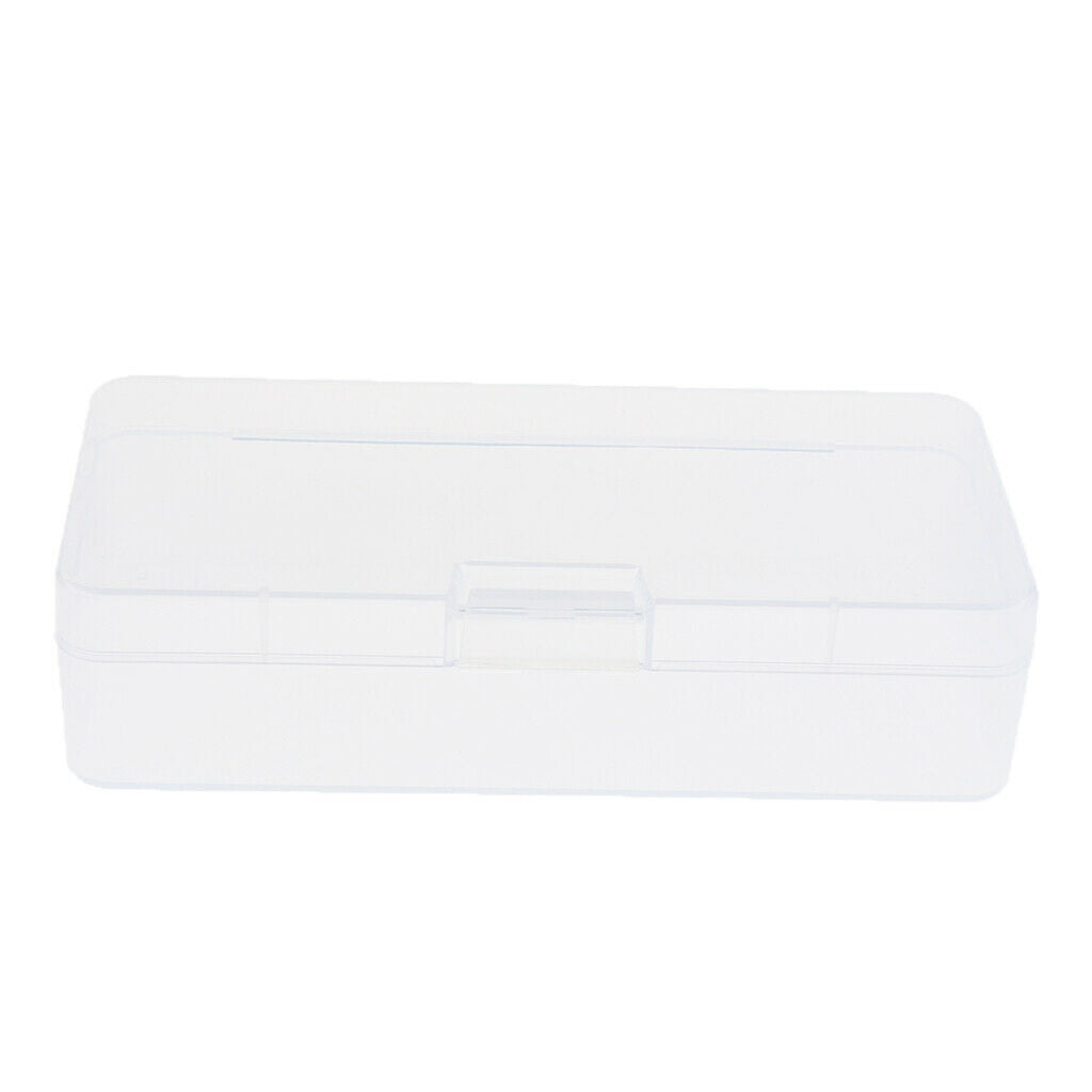 Multipurpose Tools Transparent Plastic Container 19.5 X9 X 4.5 Cm