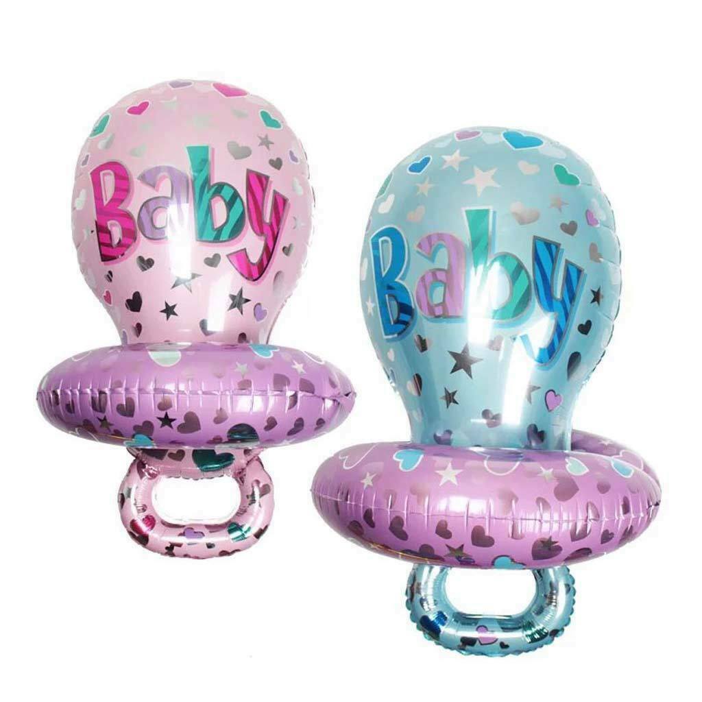 Baby Pacifier Foil Balloons Baby Shower Christening Gender Reveal Decor Pink