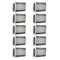 10 Piece Aluminium Steel Wire Rope Cable Ferrules Crimping Loop Sleeves 6mm