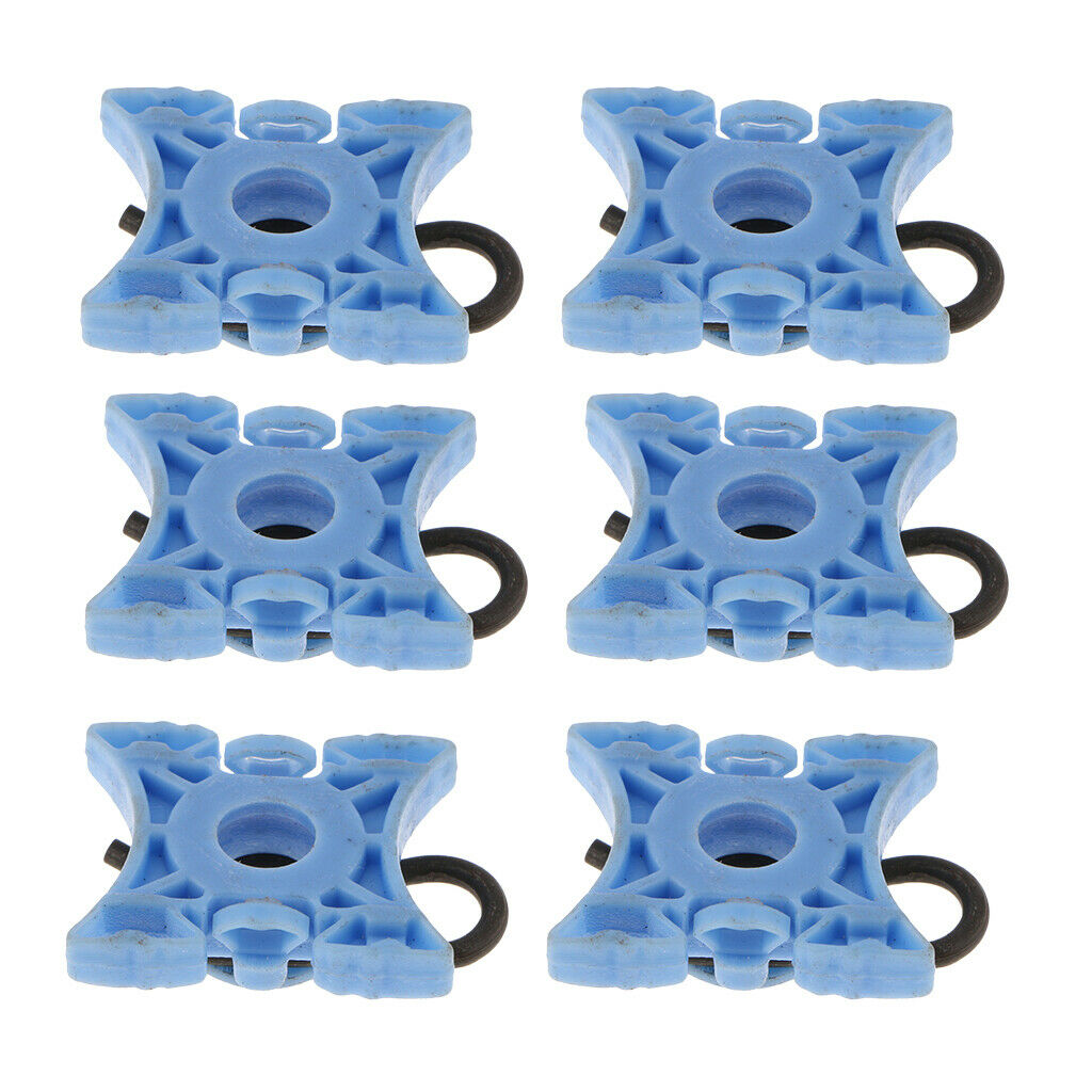 6 Piece 51321938884 Window Regulator Sliding Pivot Clips For BMW E32 E34 E36