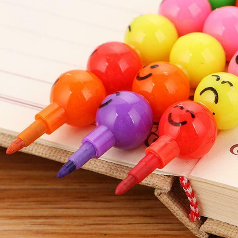 Smiley Pencil Candied Haw Crayons Educational and Learning Activities for Kids