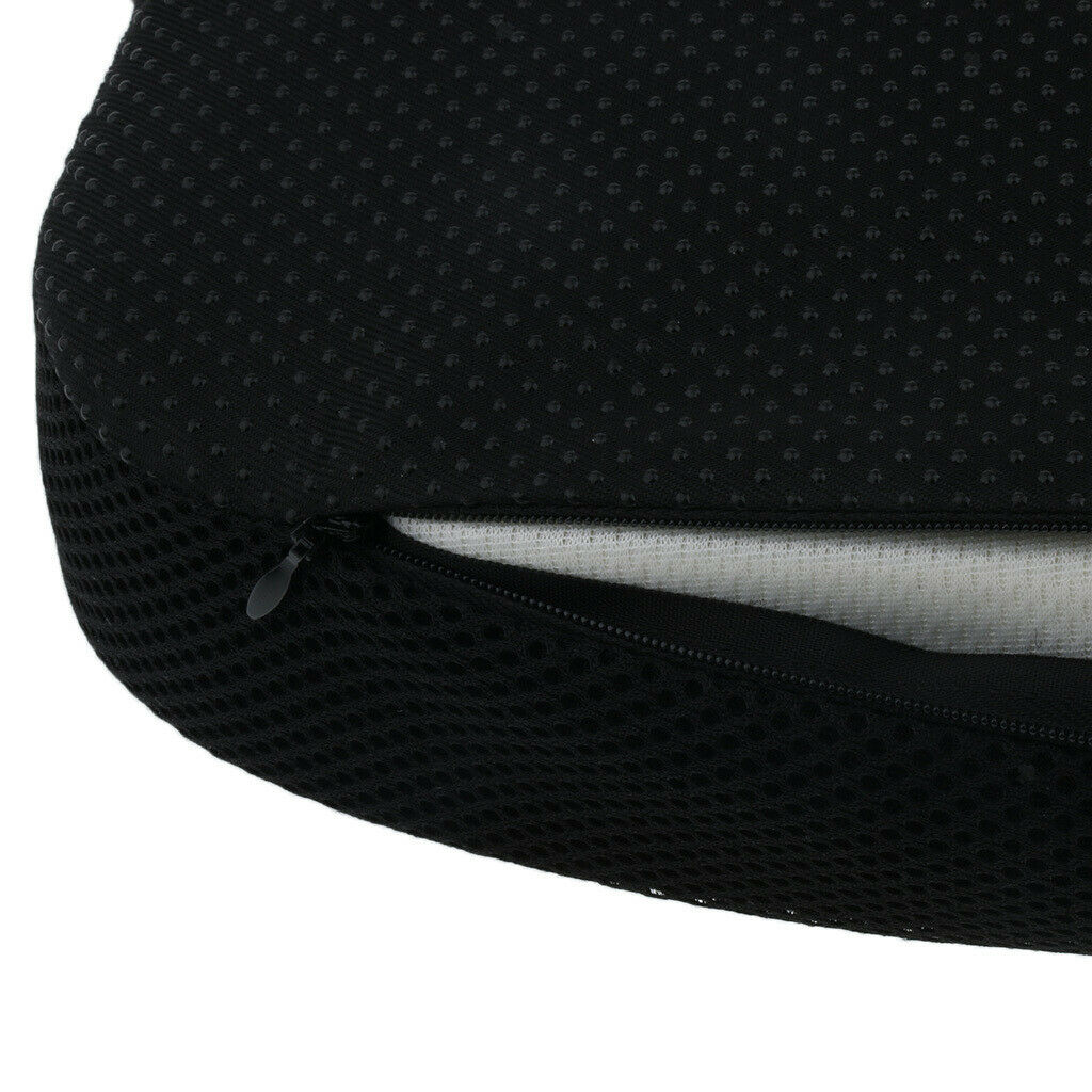 Portable Memory Foam Square Seat Chair Cushion with Carry Handle for Home