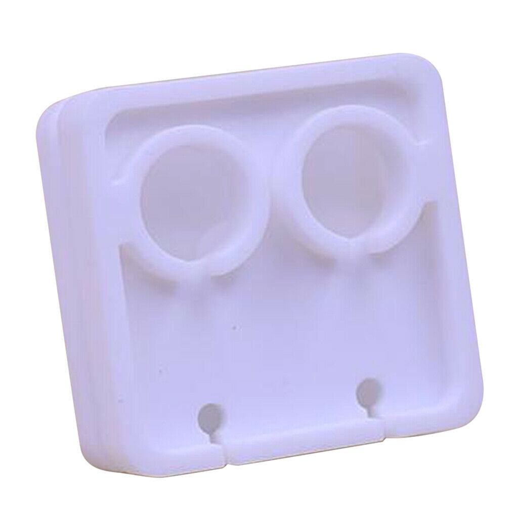 Earbud Holder Cord Wrapper Organizer Earphone Winder Carrying Case White