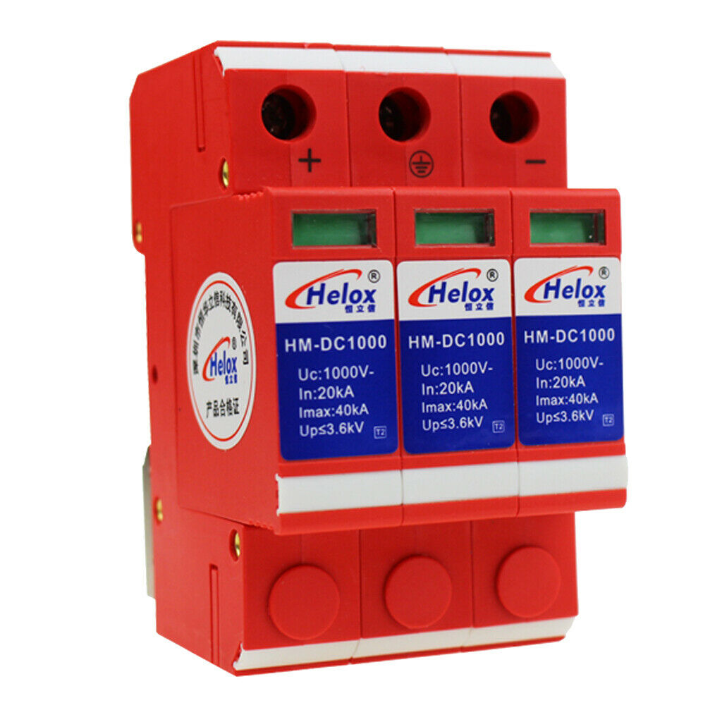 Solar Power Supply Surge Protector, SPD  Arrester For Solar Systems