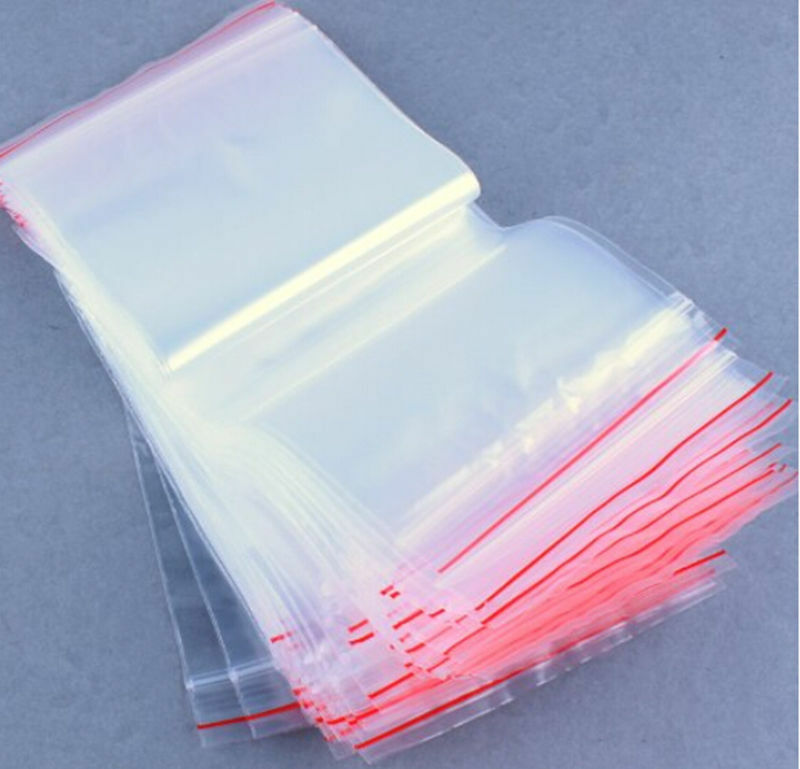 1 Bag 100Pcs 10*15CM Clear 2 Ml Zip Lock Reclosable Bags