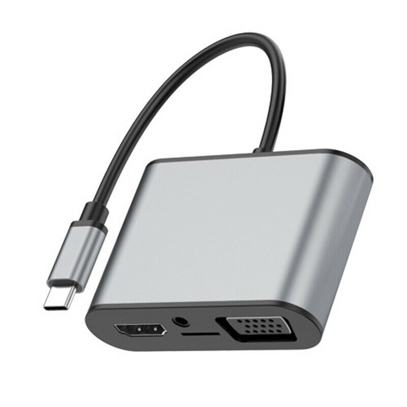 8 in 1 Usb C Hub Adapter with 4K mi 5Gbps Ethernet Port Usb 2.0 SD/TF Card ReaN8