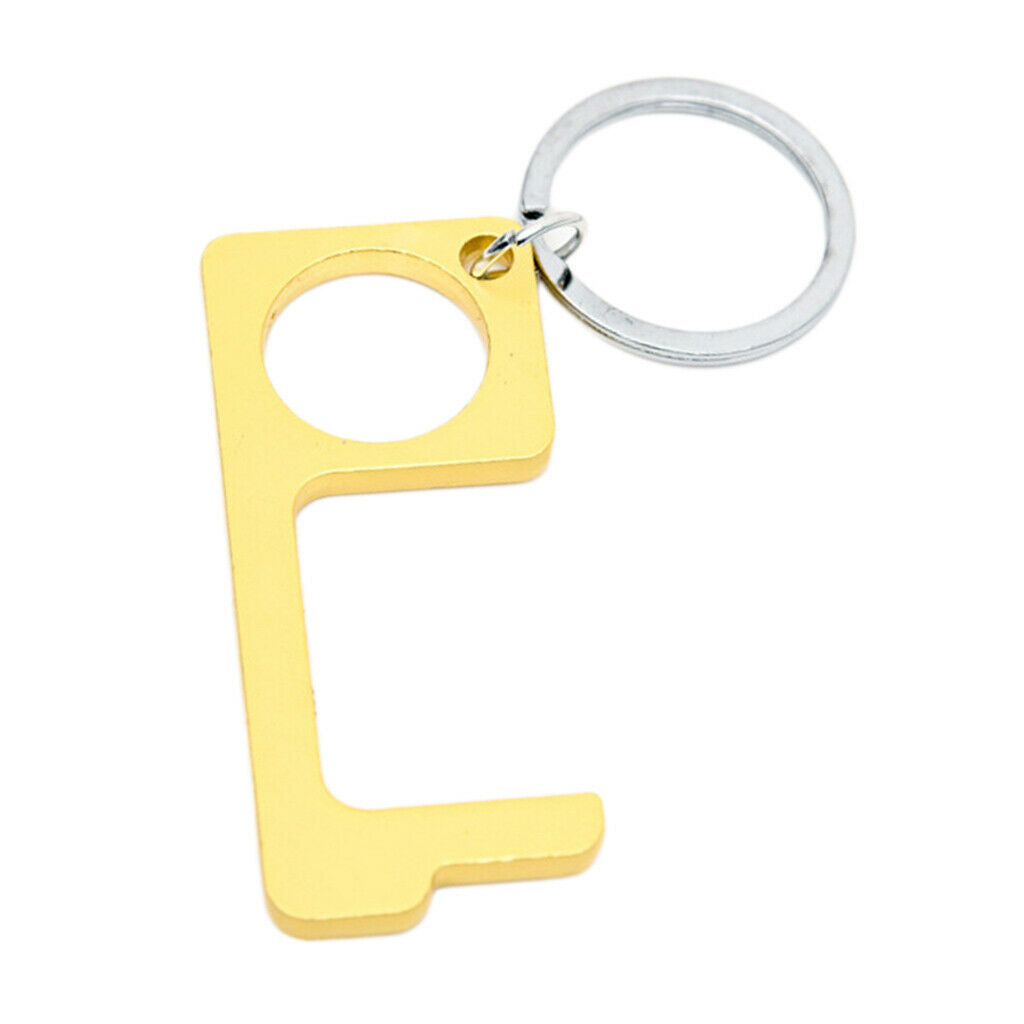 2Pcs Zero Touch Open Door Go out Portable Button Push Hand Stick Assistant