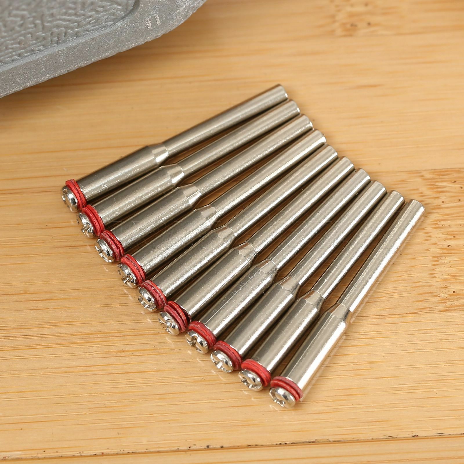 10X3.17mm Steel Screw Mandrel Arbor Shank Cut-off Wheel Holder Power Shaft Tool