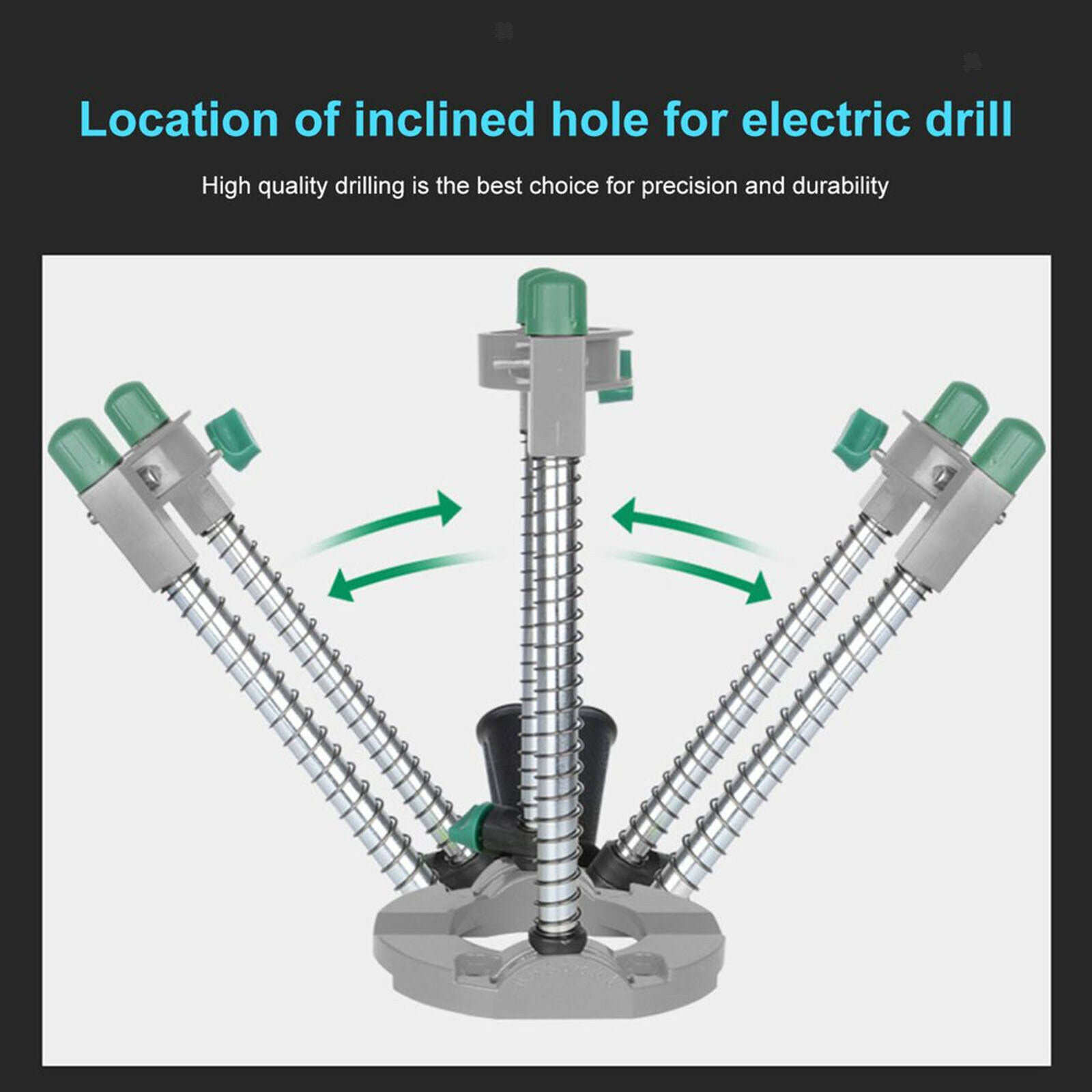 Portable Electric Drill Bracket Adjustable Attachment Table Clamp Support