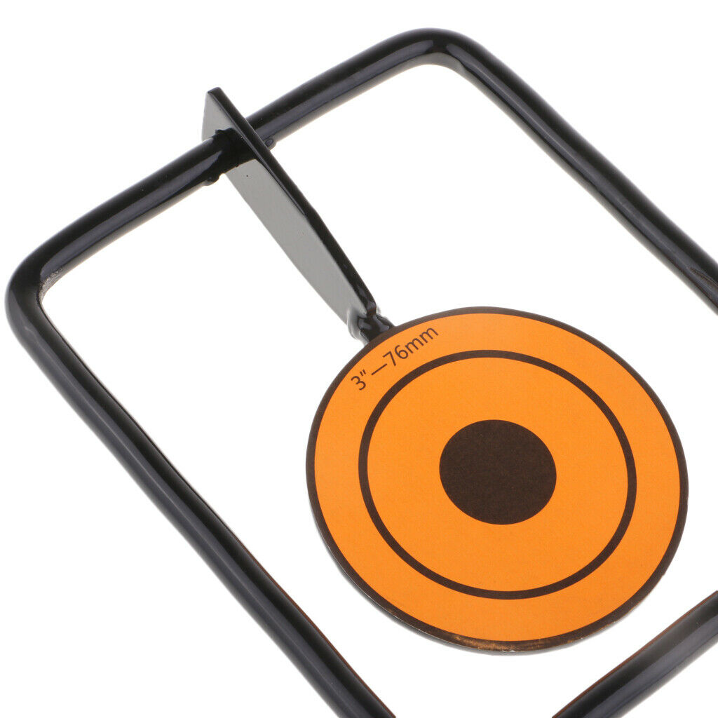 Shooting Practice Target Metal Stand Heavy Duty Steel Self Resetting Target