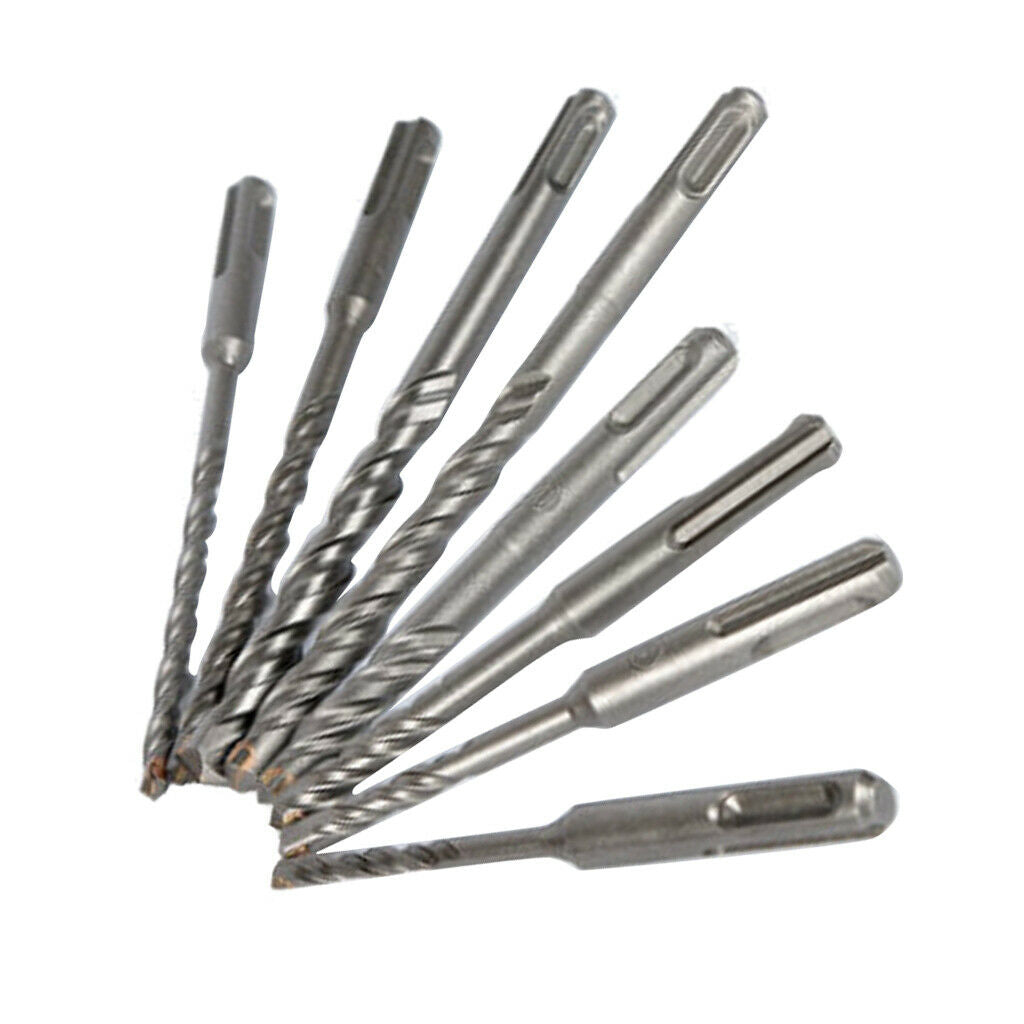 8pcs Tungsten Steel Drill Bit Set - Drilling Power Tool Accessories Drilling