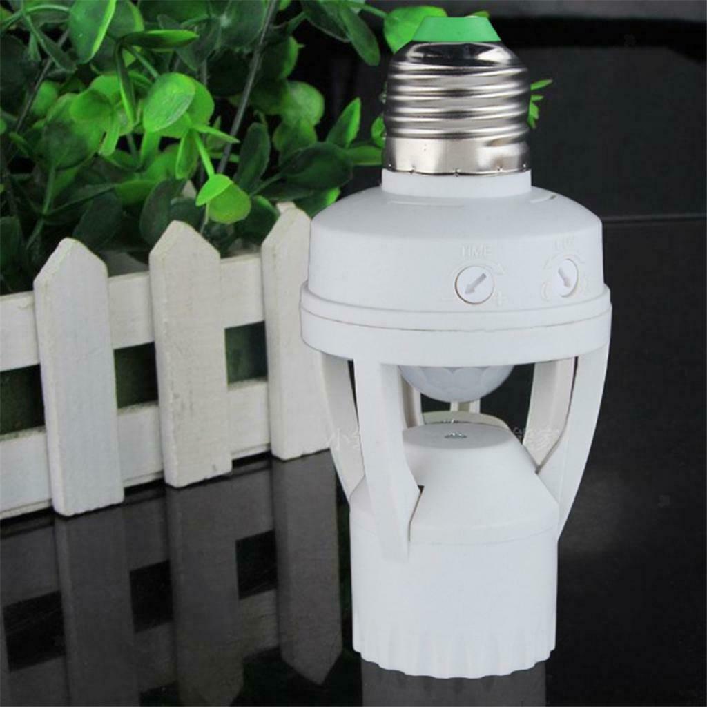 Infrared Sensor Detector Adjustable E27 LED Switch 360Â° for Corridors