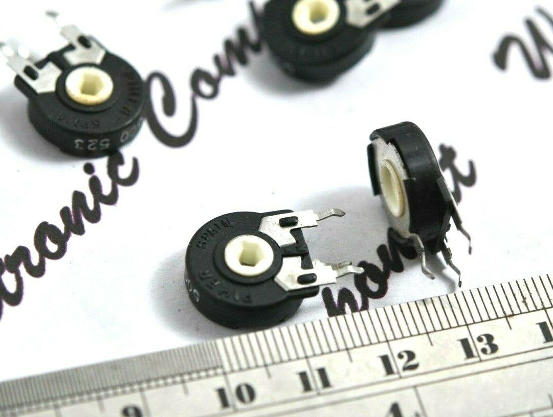 10pcs - PIHER 500R PT10 - H10 Trimmer Potentiometer Resistor