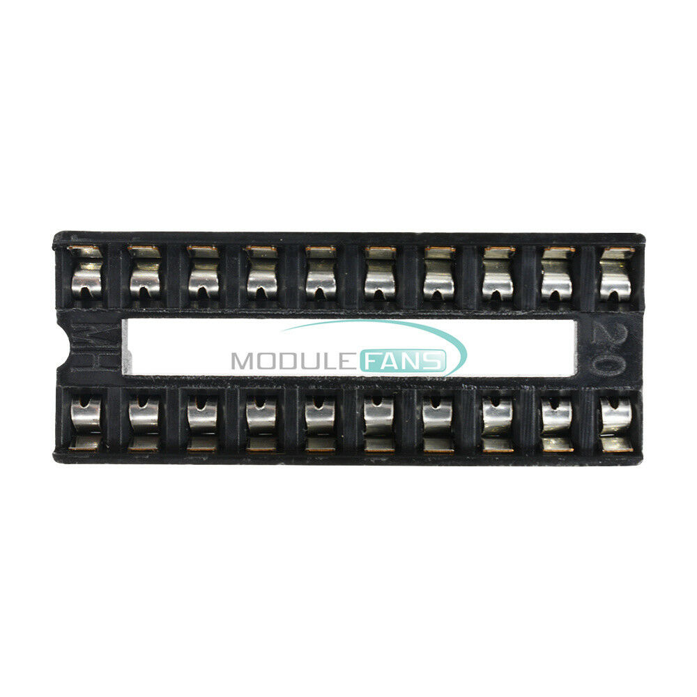 100PCS Integrated Circuit 20-Pins 20pin DIP IC Sockets Adaptor Solder Type MF