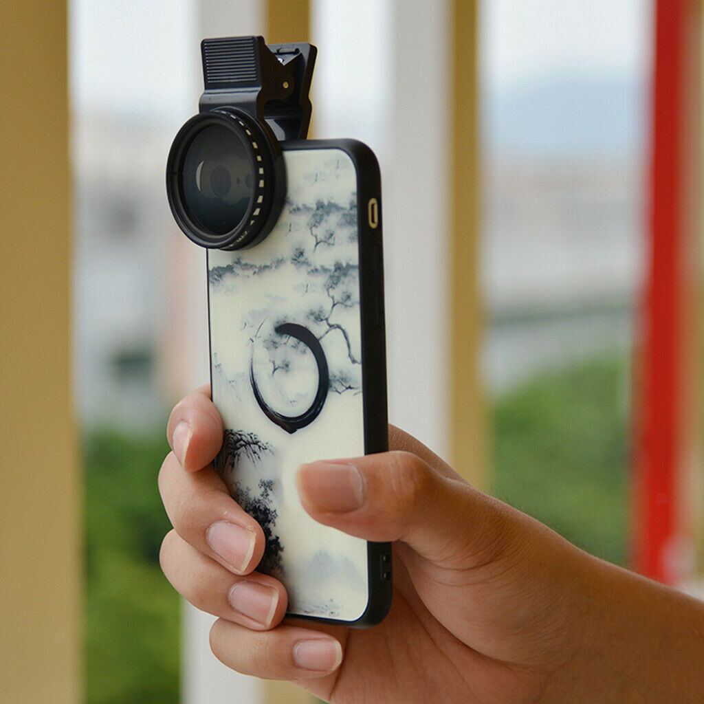 Cell Phone 37mm   ND 2-400 Phone Camera Lens Filter + Clip Universal