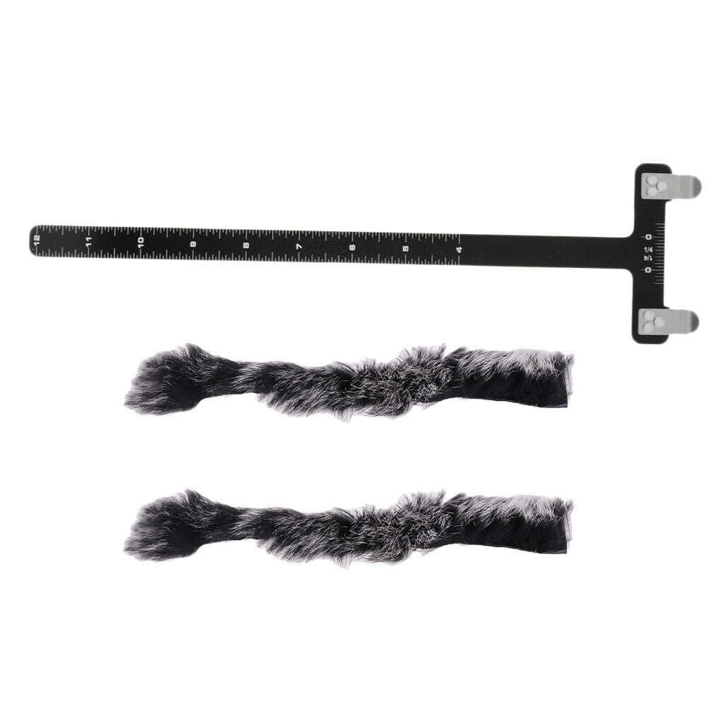 Archery Bow Square Ruler Bow String Silencer Dampener for Compound Bow