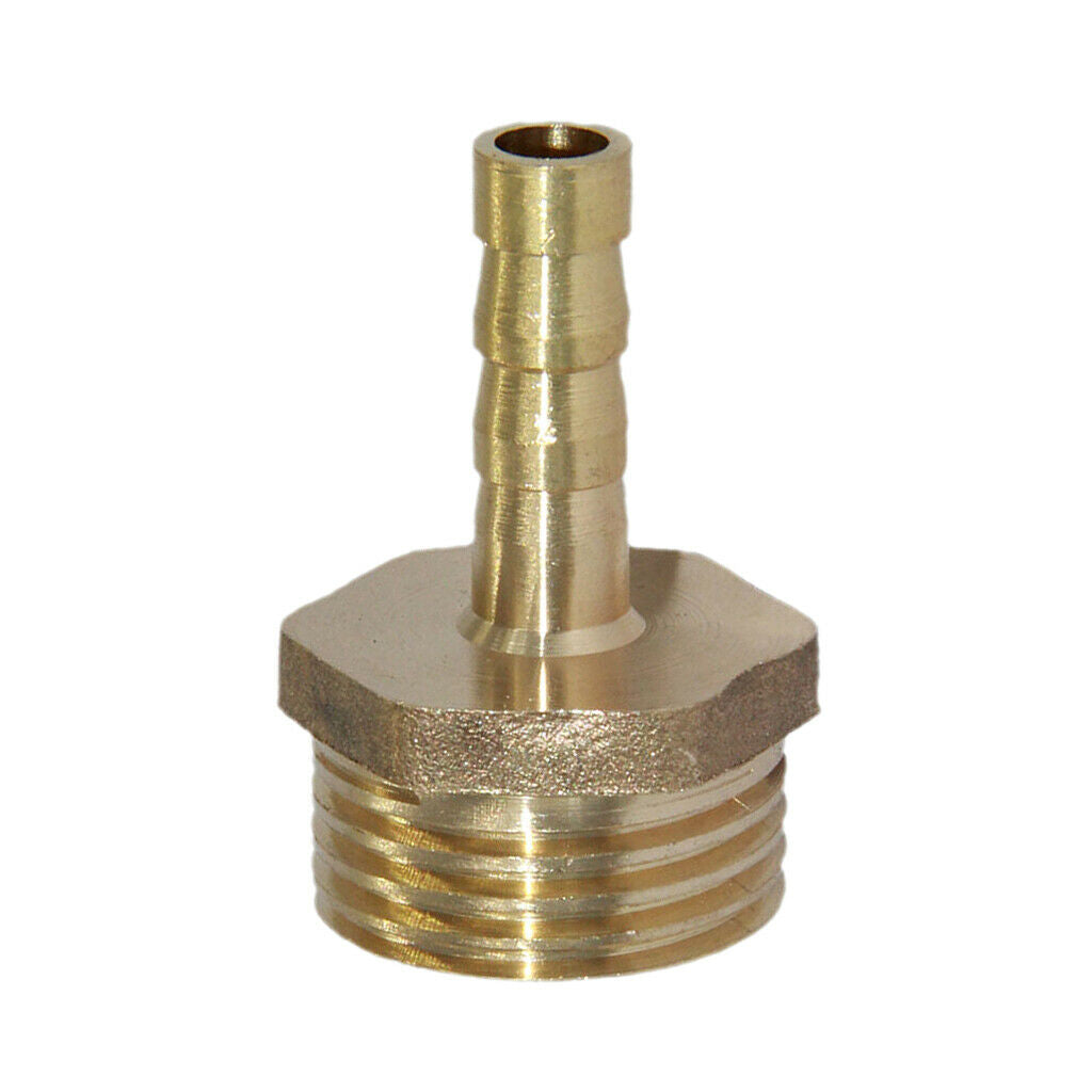 19mm 1/2" Brass Barbed Hose Tube Fuel Pipe Pagoda Fitting Coupler 07
