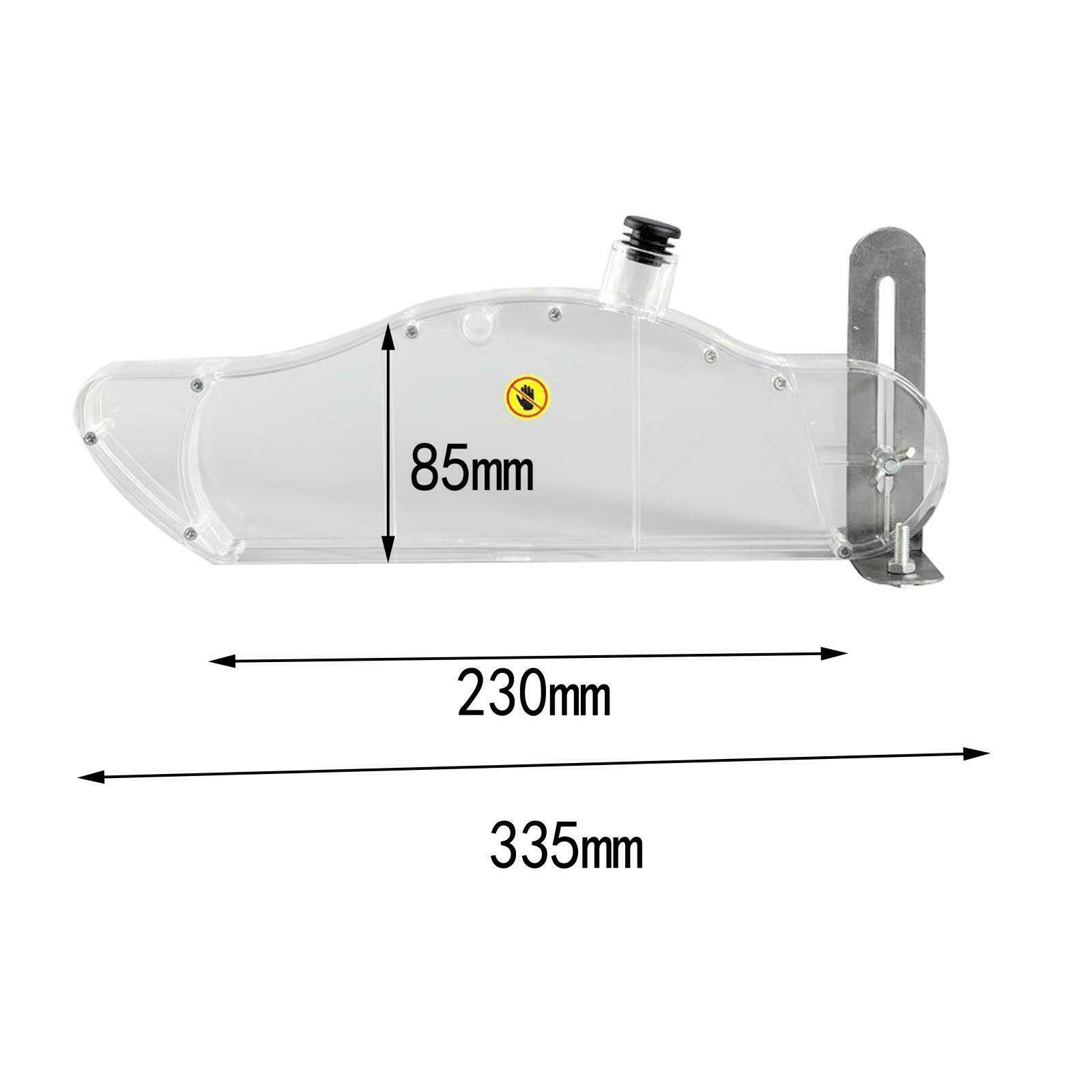 Transparent Plastic Table Saw Cover Shield Case Guard for 9-12inch Table Saw