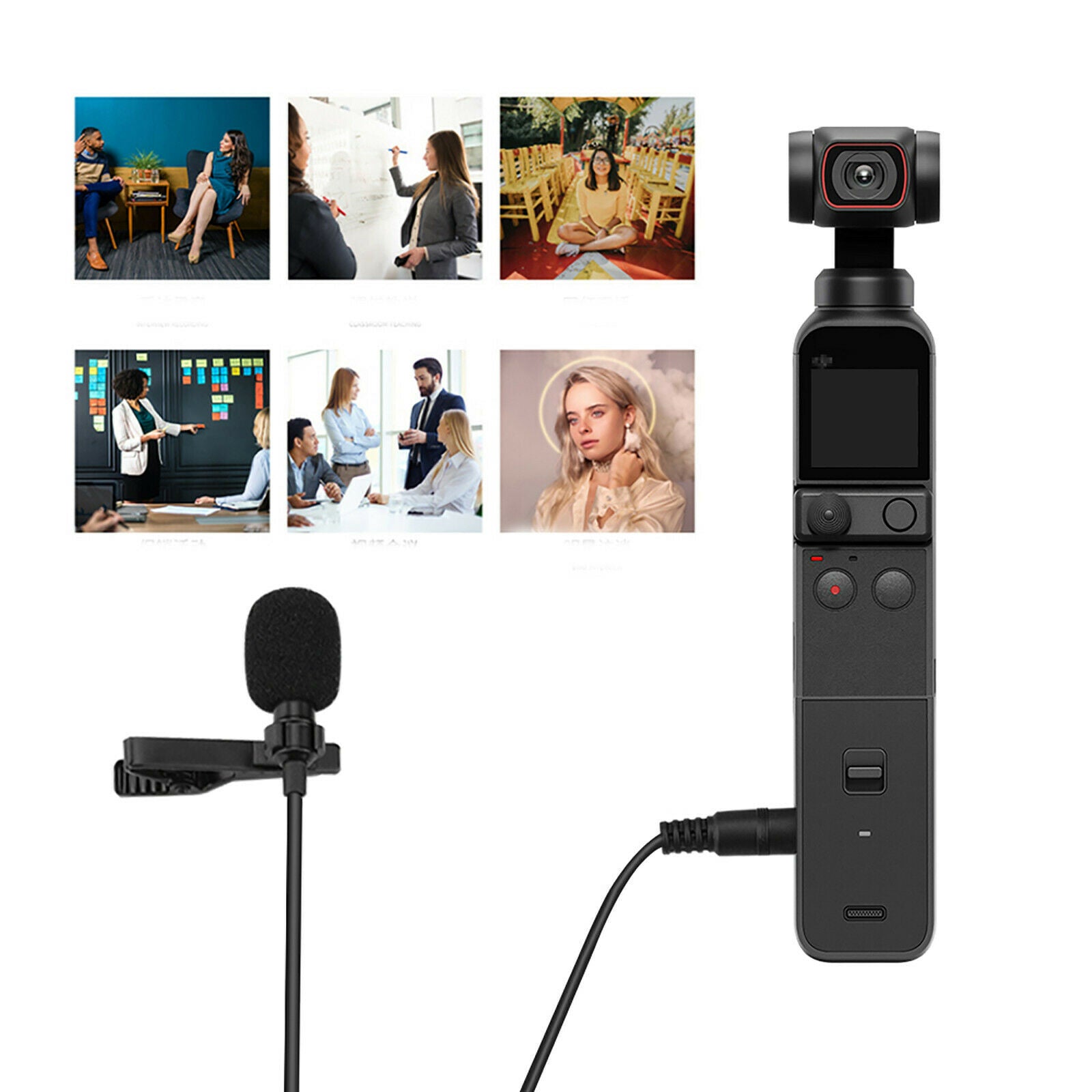 Recording Mini Windproof Microphone For Pocket 2 Do-It-All Handle Camera Durable