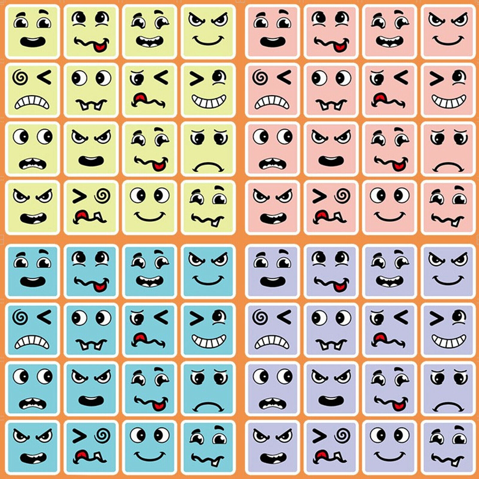 Children Logical Thinking Training Face Changing Building Block Puzzle Level SJ