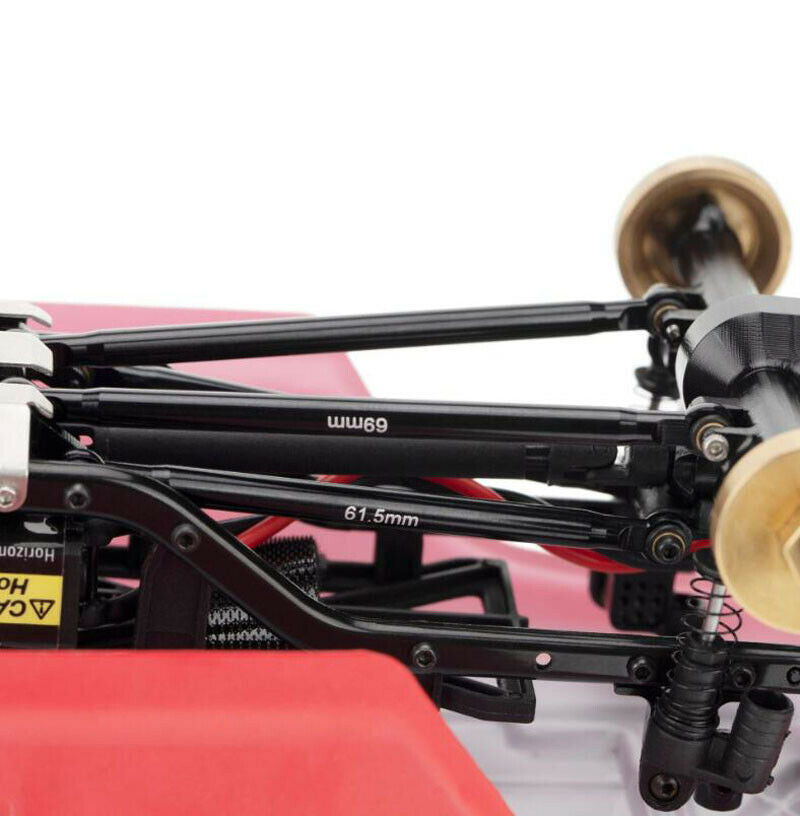 For Racing Aluminum Link Set 133mm Wheelbase Axial Cars SCX24 SXTF133A01