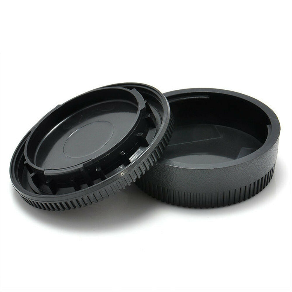 Black Body Front + Rear Lens Cap Cover For Nikon AF AF-S Lens DSLR SLR Camera c