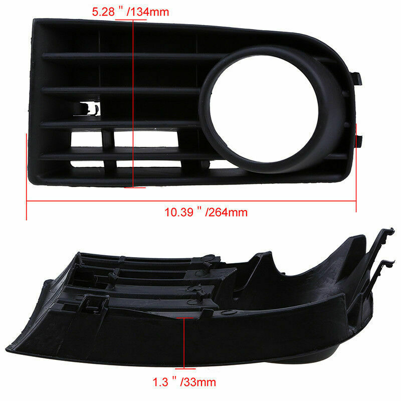 Fit VW Golf MK5 2004-2009 Front Left Bumper Grille Black 1K0 853 665 B/C/S/AD