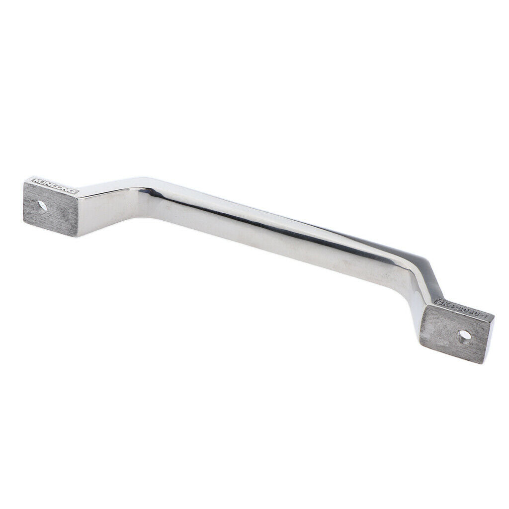 Marine Stainless Steel Boat Door Hatch Grab Handle Handrail Square Base