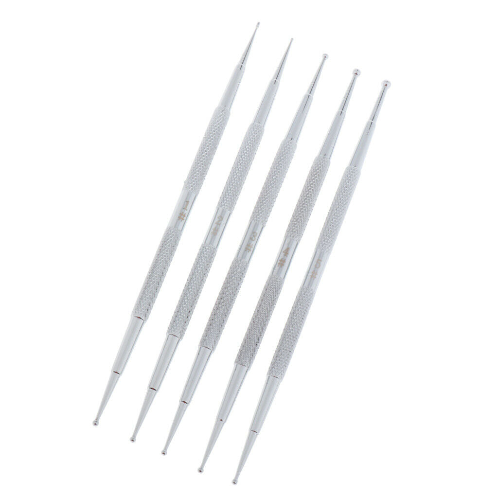5x Nail Dotting Pen UV Painting Drawing Detailing Sticks Drawing DIY Tools