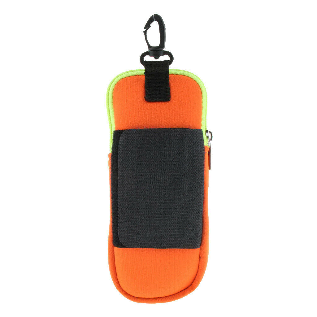 Sports Mobile Phone Interphone Holder Storage Bag Climbing Running Orange
