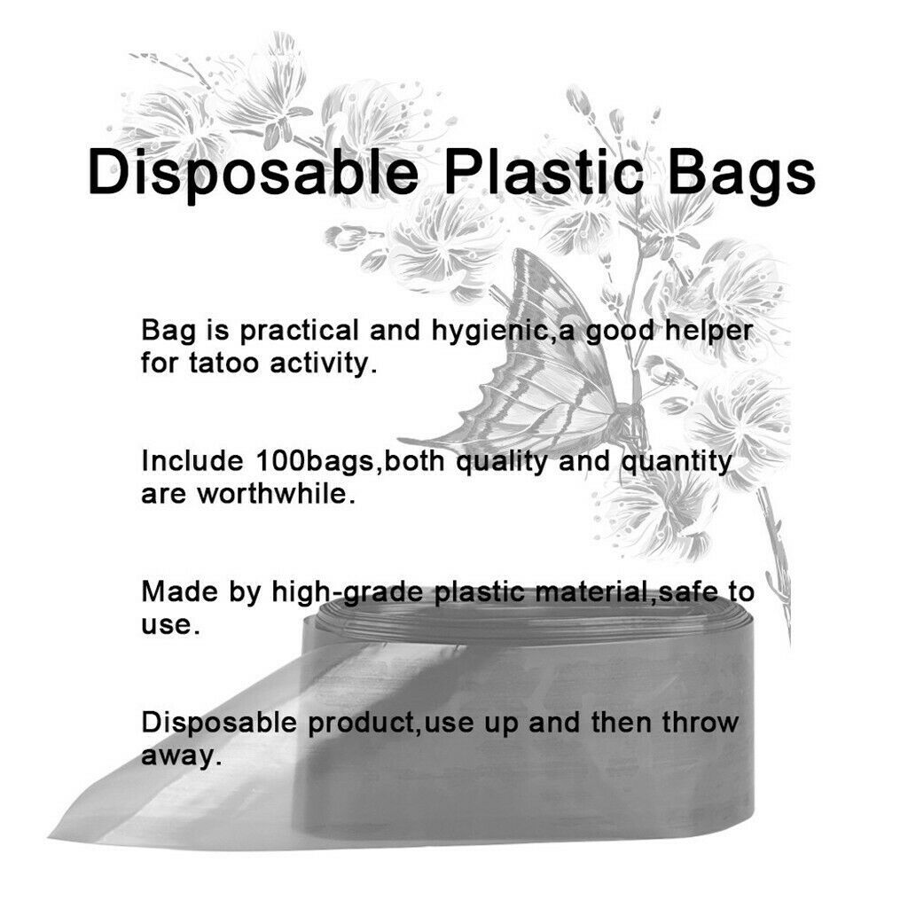 100Pcs  Machine Bags Disposable Protective Covers for  Grip