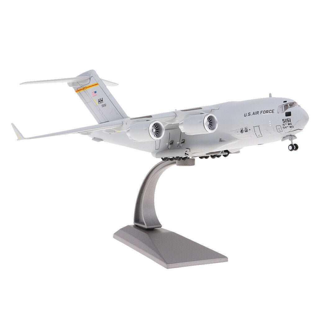 1/200th Metal Military C17 Transport Aircraft Plane Airplane w/ Metal Stand