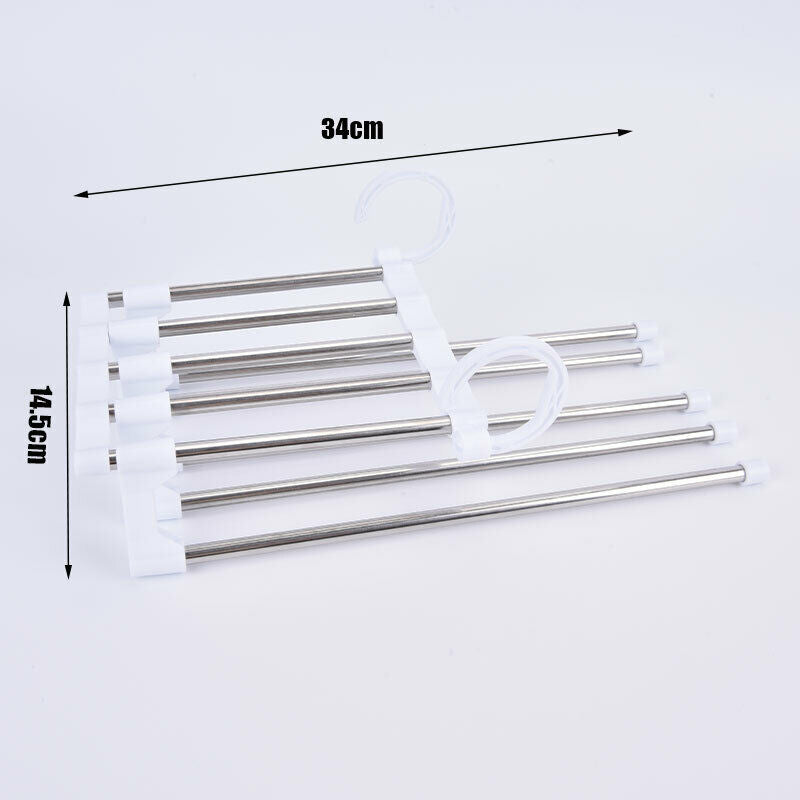 5-in-1 Hanger Multifunctional Portable Hanger Storage Organization Space Sav Rf