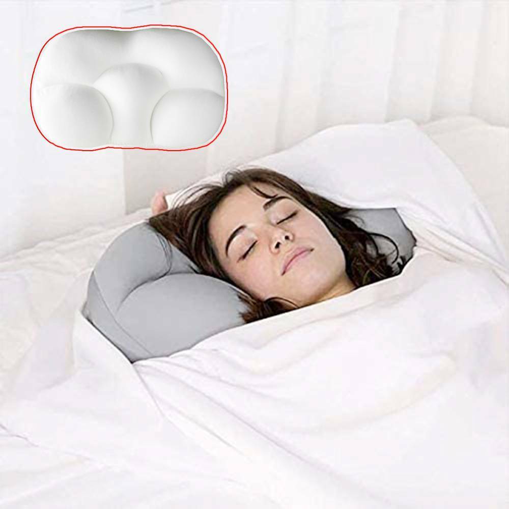 Memory Foam Pillow Neck Ergonomic Head Rest Travel Sleep Full Support L/P