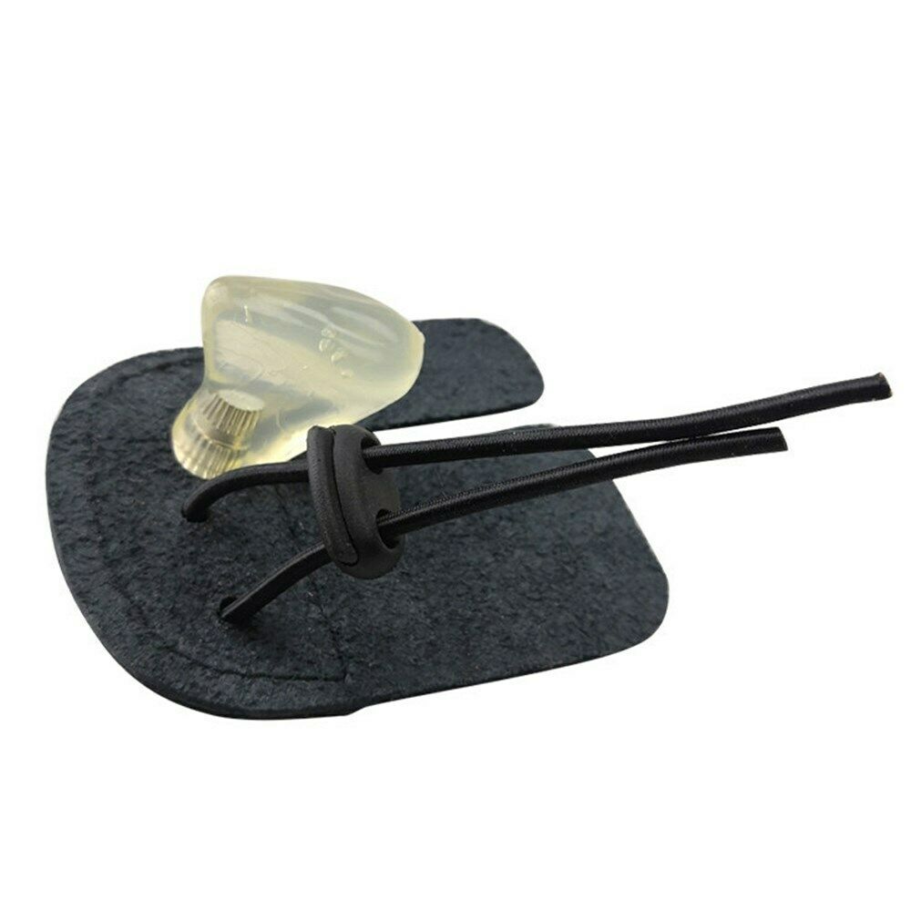 Leather Archery Finger Tab Guard Bowstring Protector Gear Bow Shooting Target CA