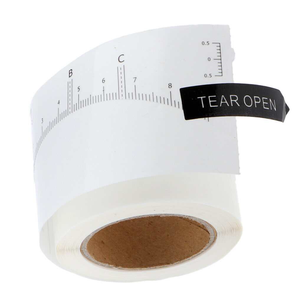 Disposable Microblading Eyebrow Measure Ruler Stickers Tattoo Makeup Tool
