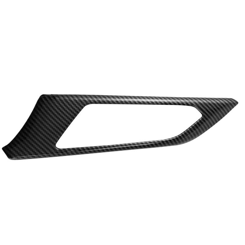 Carbon Look Interior Door Handle Cover Trim Strip Inner Door Bowl Handle PanI8T7
