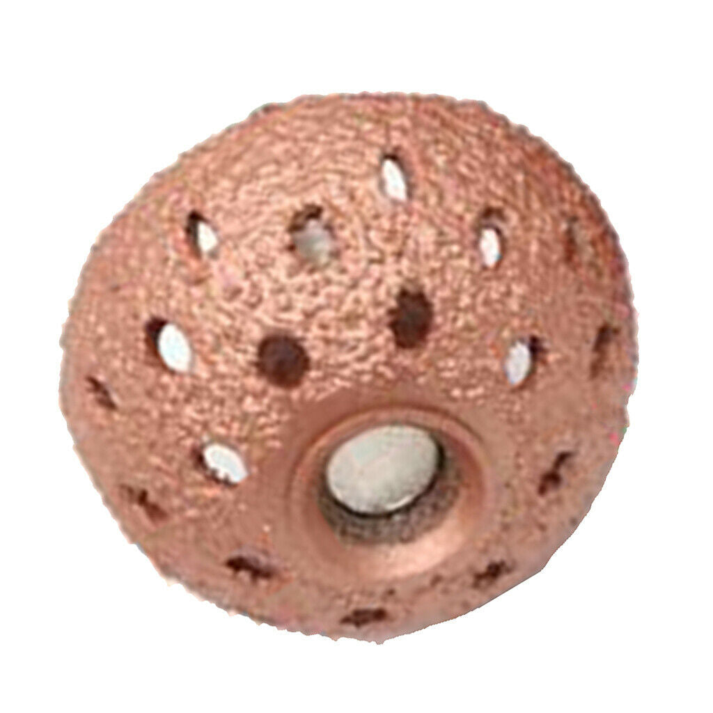 2pieces 42mm Buffing Wheel Grind Ball Rasp Tire Tool, 70 Grid Abrasiveness, High
