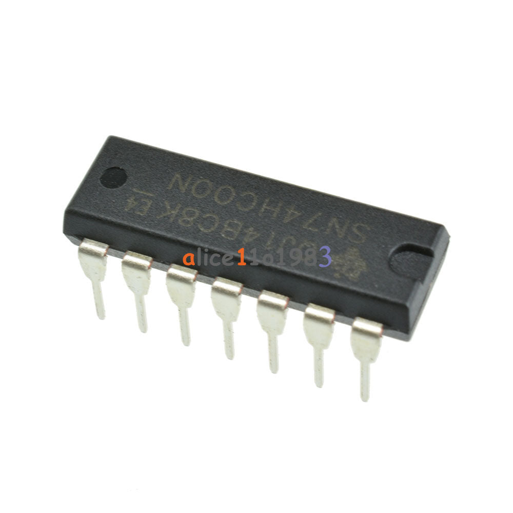 5PCS SN74HC00N 74HC00N IC QUAD 2-INPUT NAND GATE 14-DIP