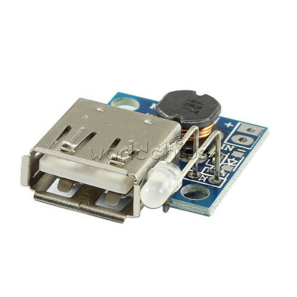 Mini 3A Step up Power Supply Module DC-DC 3V to 5V Boost With Battery Indicator