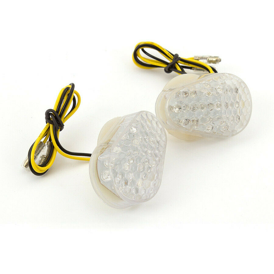 ABS Plastic Amber Turn Signal For Kawasaki ZRX1200 ZX9R Z750 ZX Waterproof Lamp