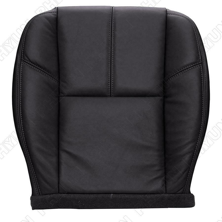 Black Leather Car Front Seat Cover For 2007-13 Chevy Silverado 1500 2500 3500 HD