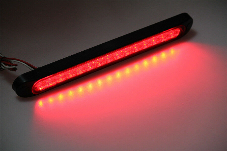 10-30V Red 15 LED Stop Tail Brake  Light for Trailer Truck Caravan UTE Pickup